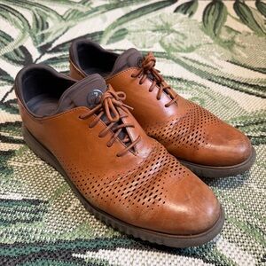 Cole Haan Lasergrand Men's Brown Leather Shoes Dress Size 11